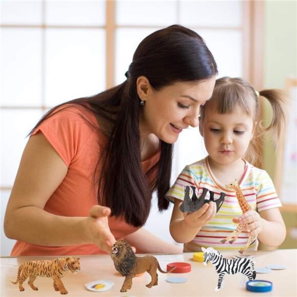 20 PCS Safari Animals Figures Toys, Realistic Plastic Animals Figurines - Picture 7 of 8